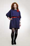 Трикотажное платье шить легко и быстро - автор и модель Ольгой Манукян.